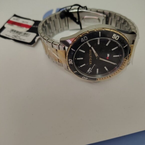Tommy Hilfiger Logan Black Dial Two Tone Stainless Steel  display picture 1